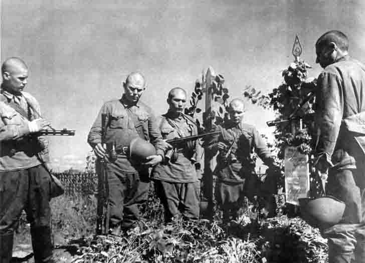 The Soviet soldiers