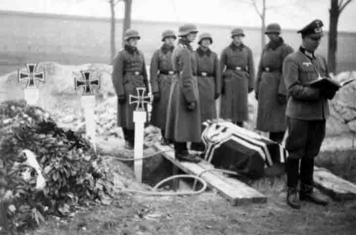 funeral of German officer