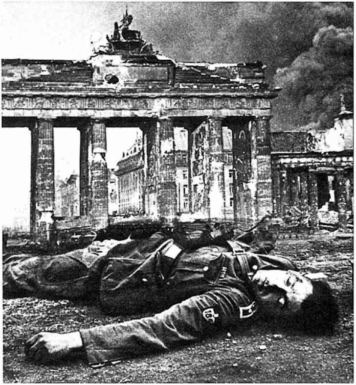 Killed German soldier