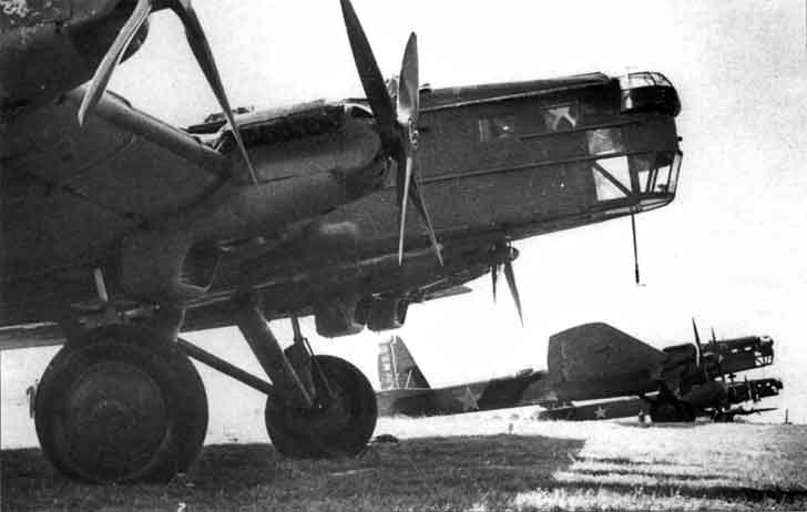 Soviet TB-3 bomber
