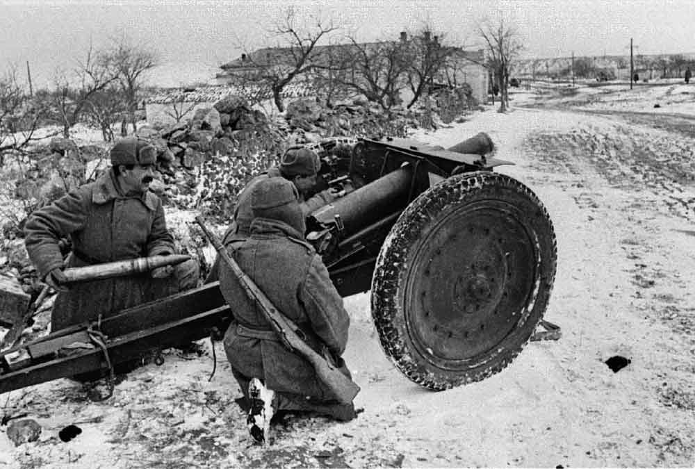 Soviet artillery