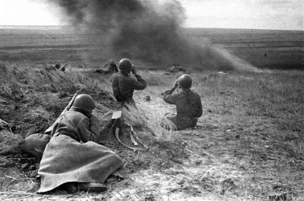 Reconnaissance in force of Soviet soldiers in Great Patriotic War