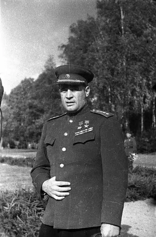 Soviet Army General Ivan Danilovich Chernyakhovsky, commander of the 3rd Belorussian Front, USSR, 1944