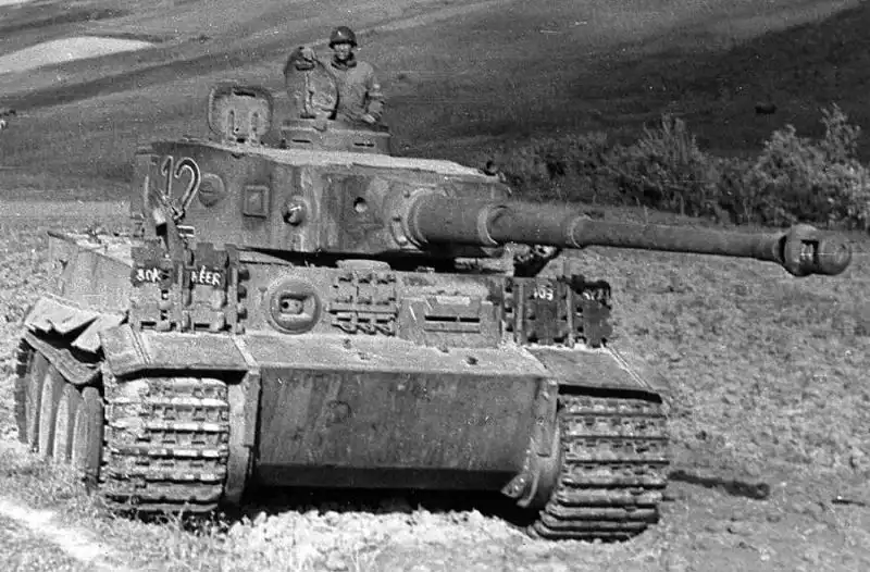 Captured German Tiger Tank in Tunisia — 501st Panzer Battalion, February 1943