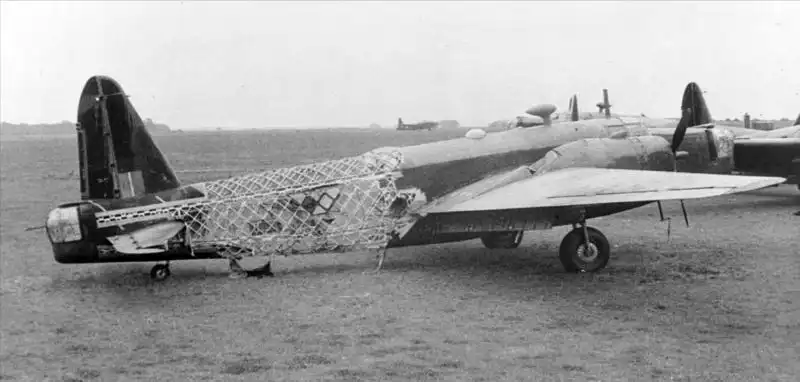 Vickers Wellington Mk IV BH-Z "Z jak Zośka" after Bremen raid, September 1942, showing severe damage to the fuselage but successfully returning to base.