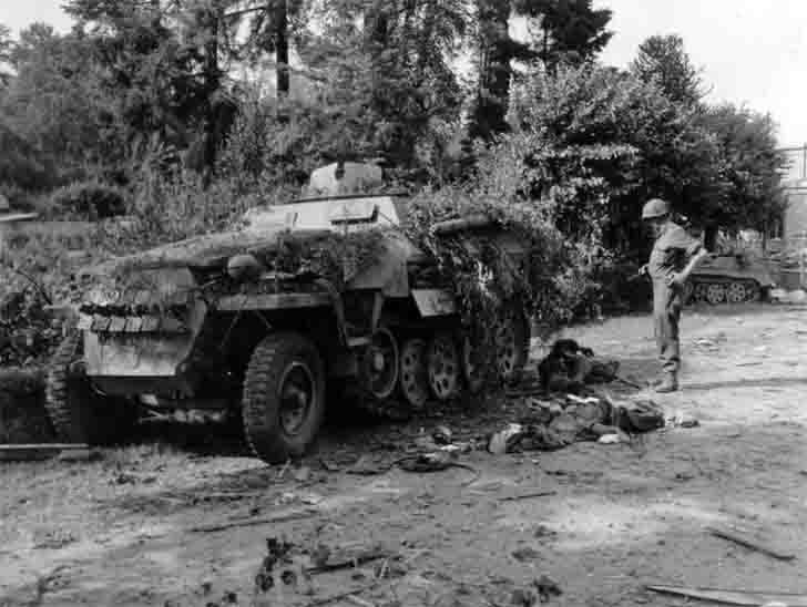 Armored vehicles destroyed