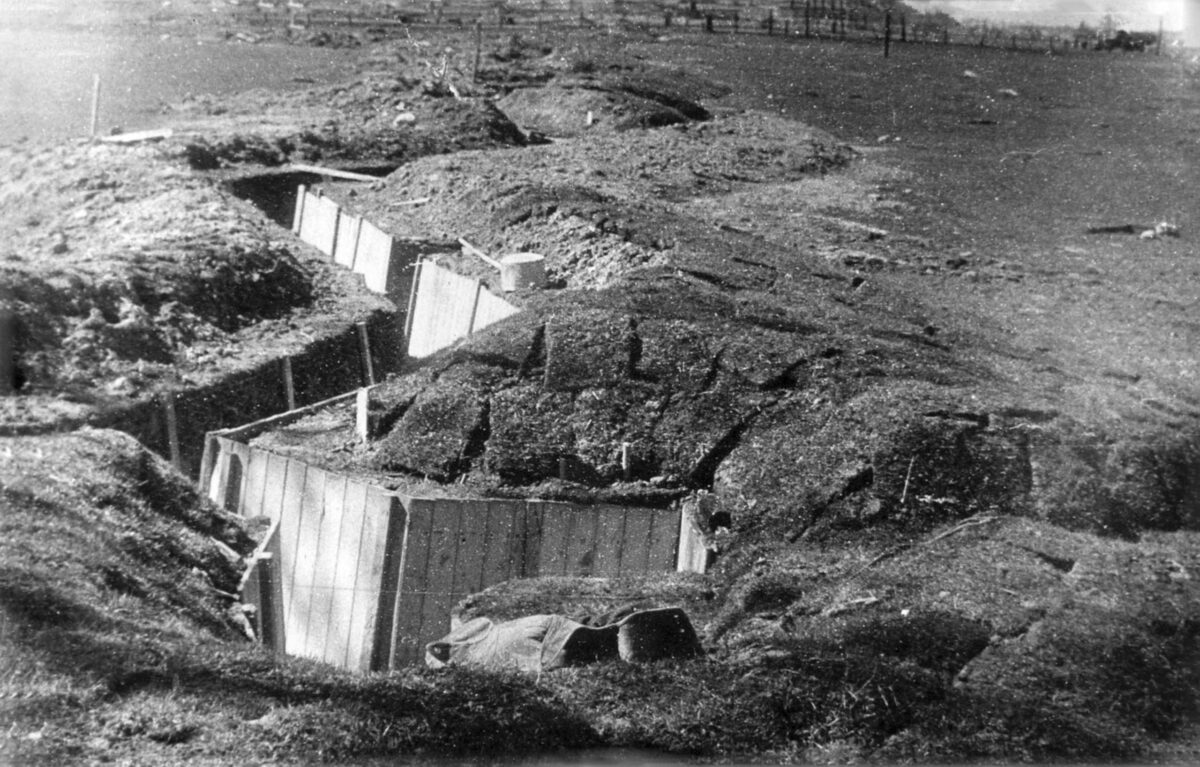 German trenches