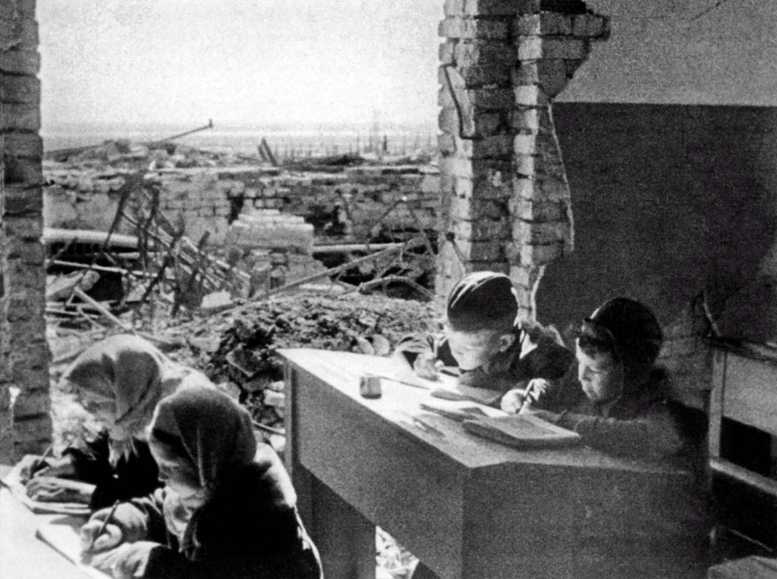 school in Stalingrad