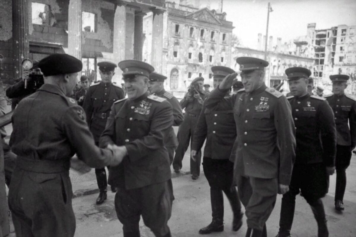 Georgy Zhukov, Konstantin Rokossovsky, Bernard Montgomery