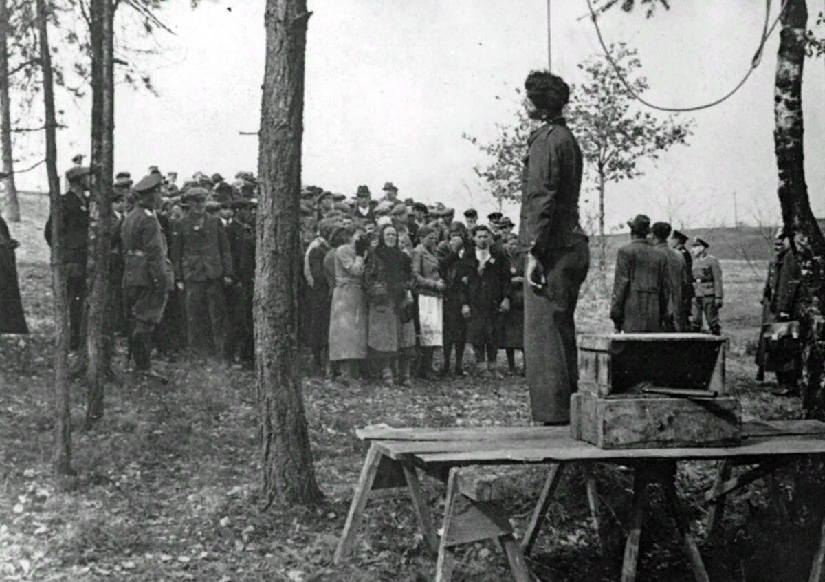 execution of a Polish worker