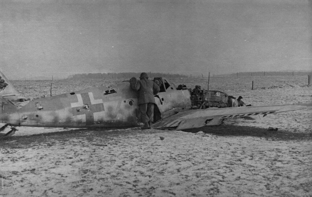 downed Messerschmitt Bf-109