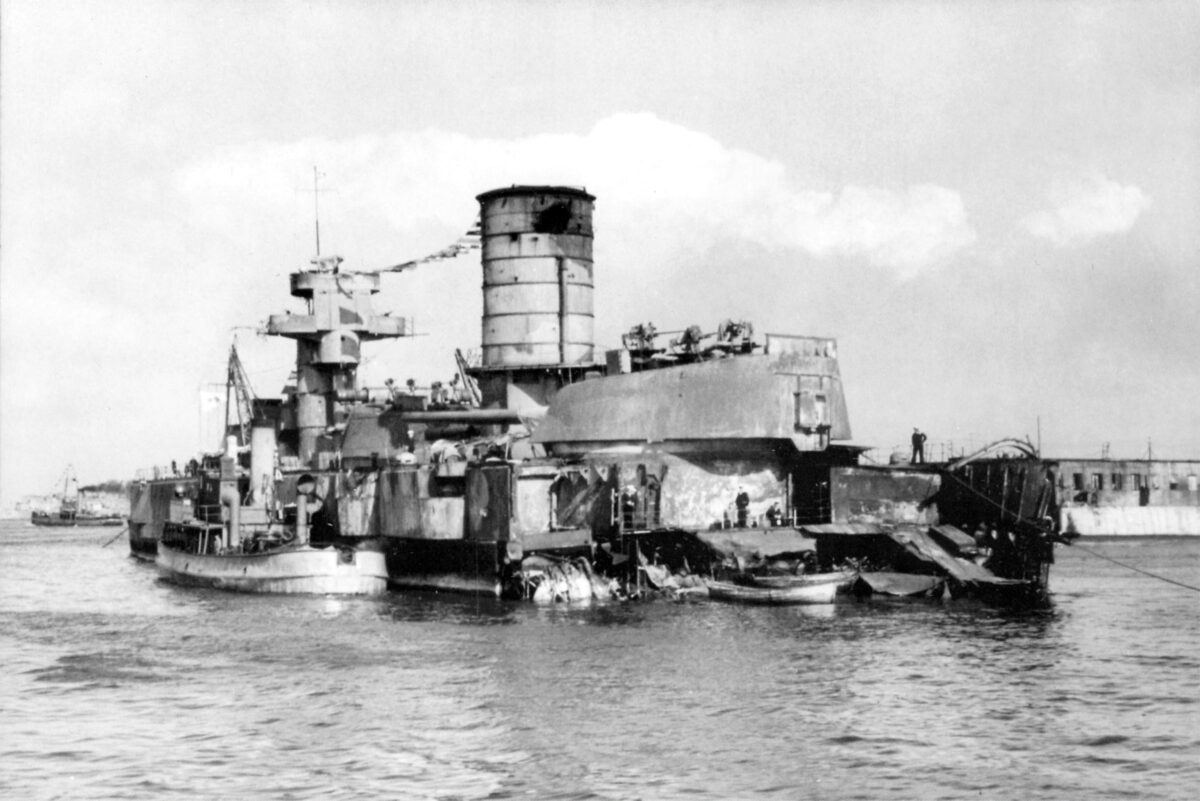 Marat battleship