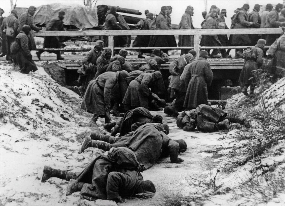 Prisoners of war from the Red Army