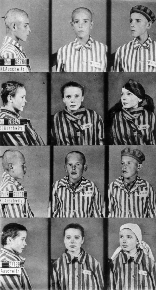 children prisoners of the Auschwitz