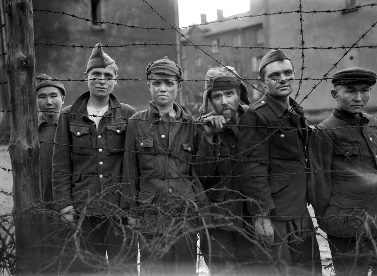 Немецкие военнопленные 1945 лагеря