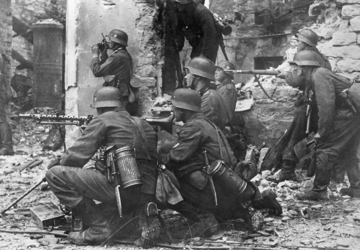 German soldiers in the Battle of Tallinn