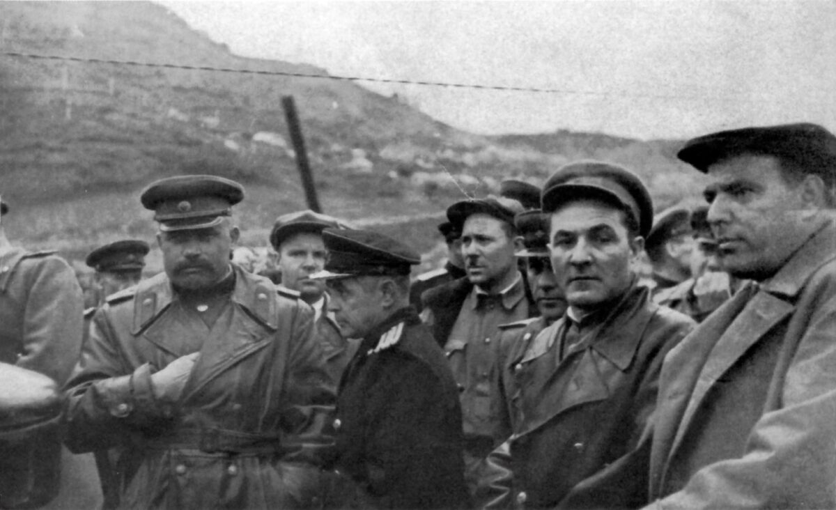 Soviet officers and party workers