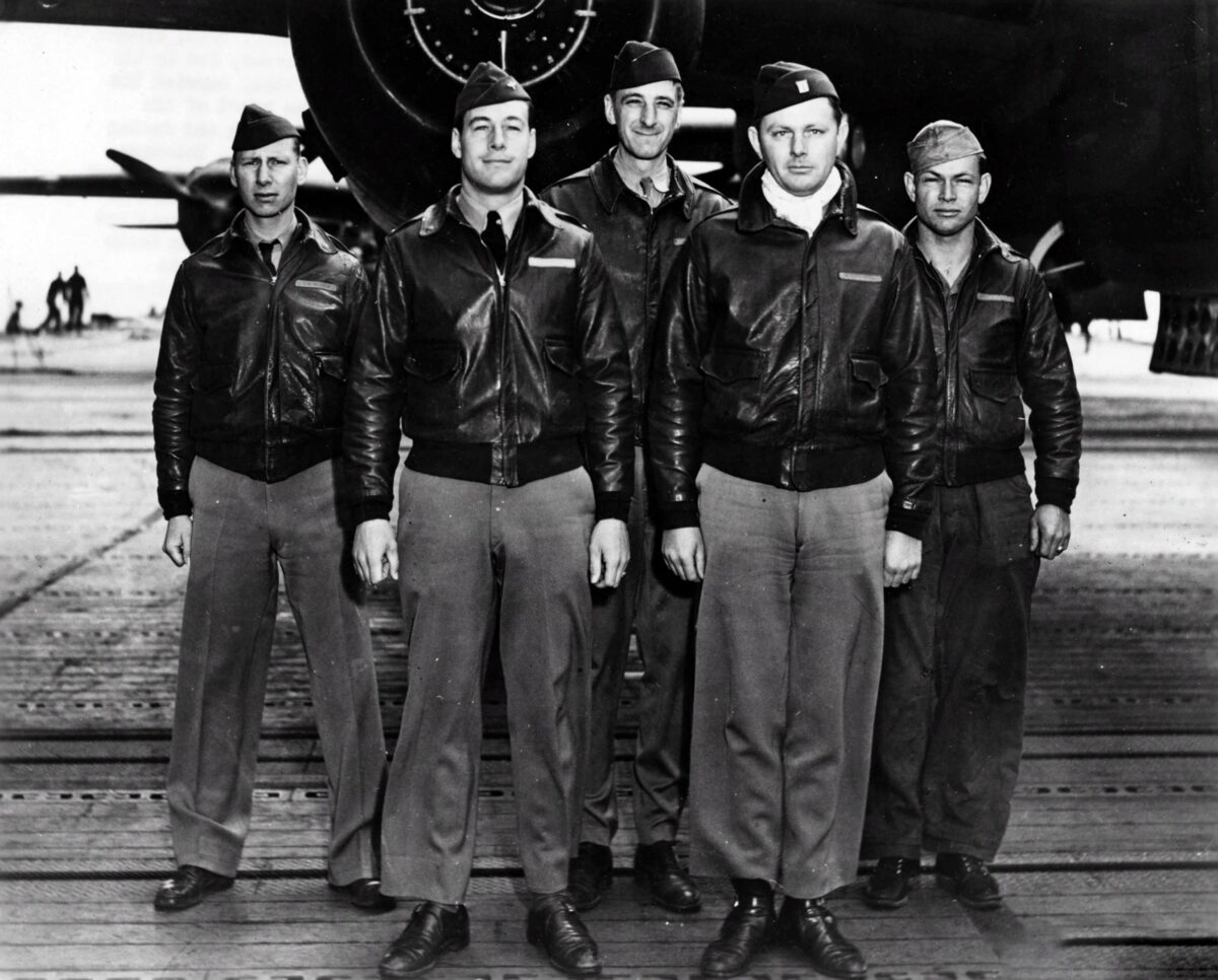 Crew of the B-25 bomber