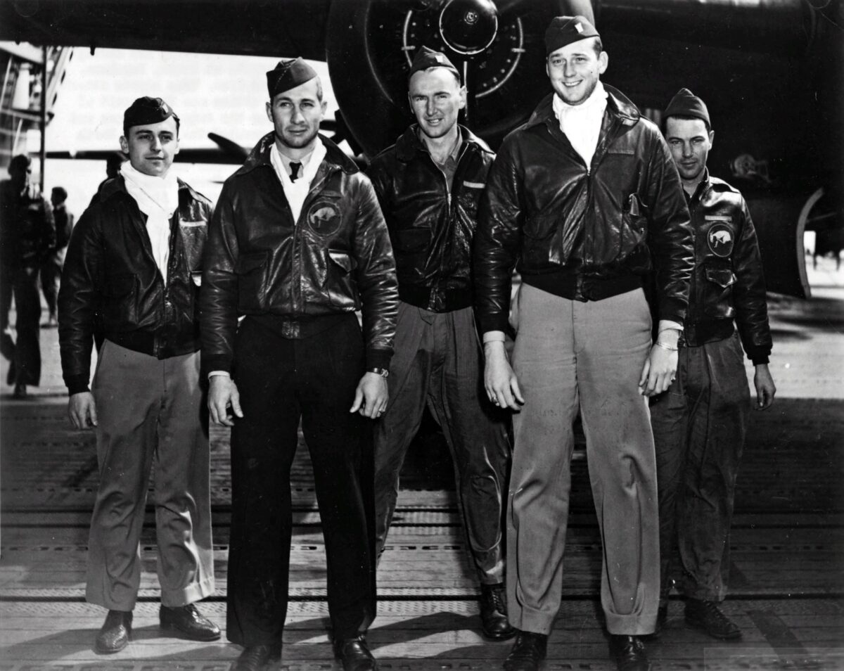 Crew of the B-25 bomber
