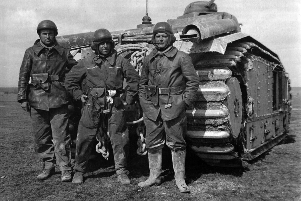 crew of the Char B1 Fleurie