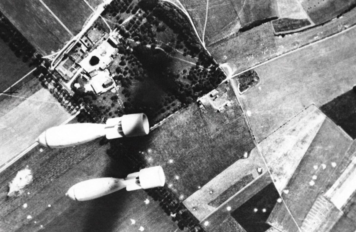 Bombardment by British aircraft