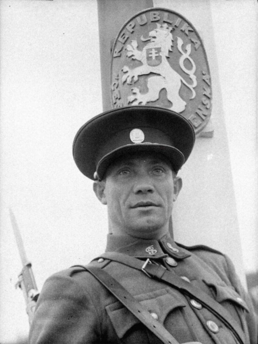 Czechoslovak border guard Jan Hereha
