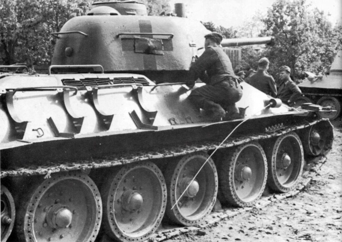 German tanker, T-34-76