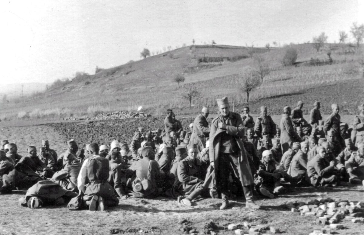 Captured Yugoslav soldiers