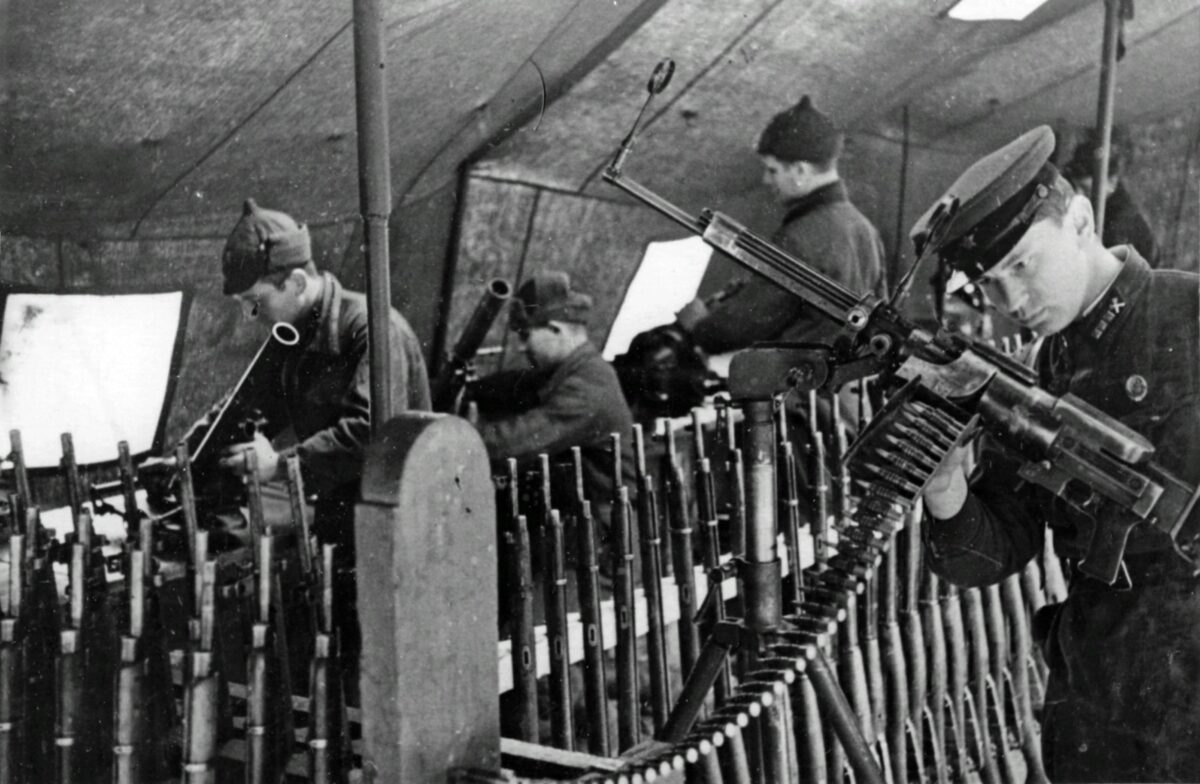 Armory workshop of the Red Army