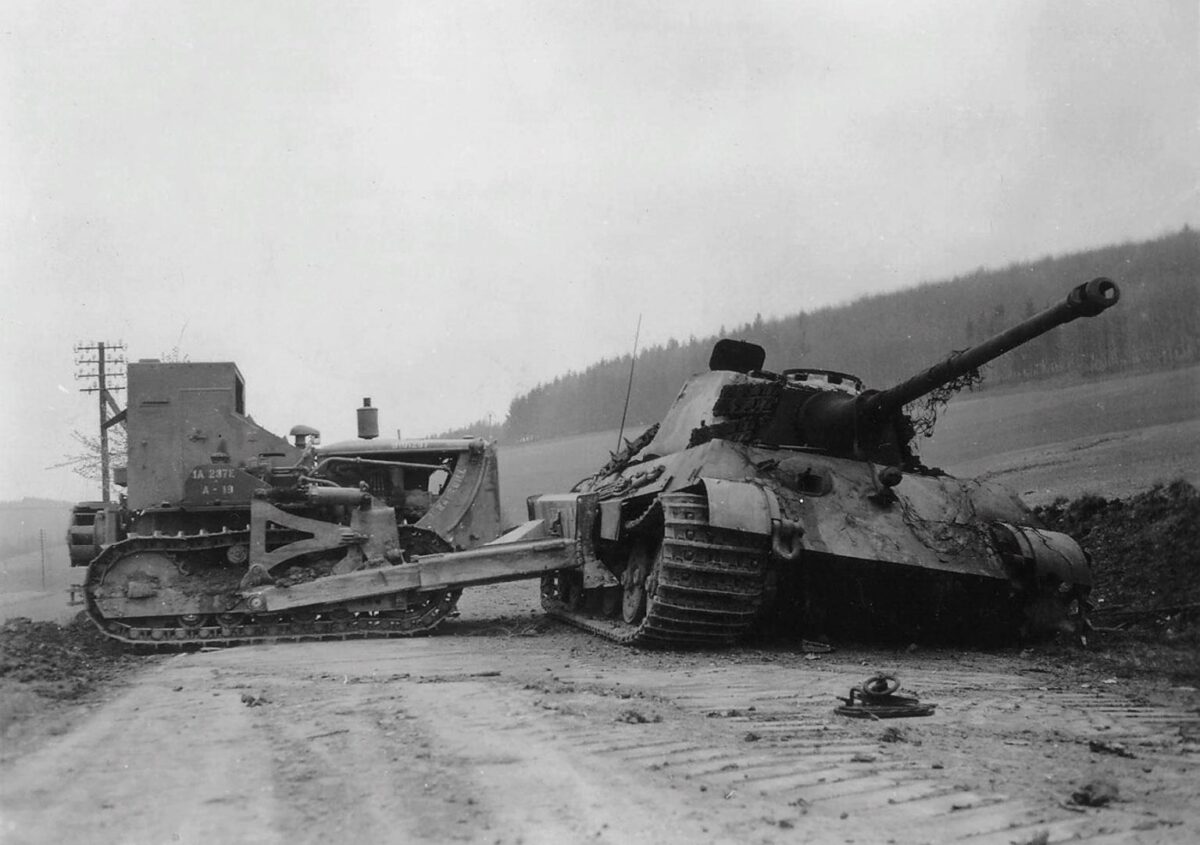 The US 1st Army bulldozer, King Tiger