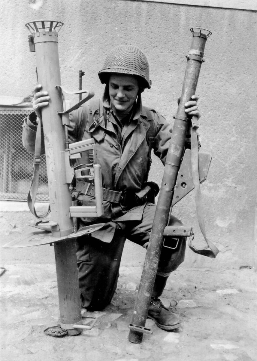 American soldier,Panzerschreck, Bazooka