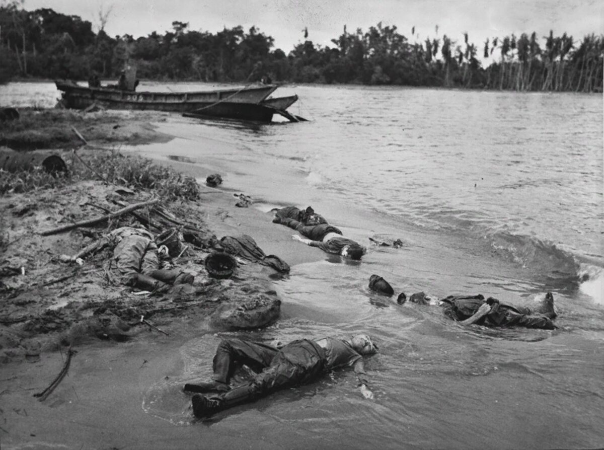 bodies of Japanese soldiers