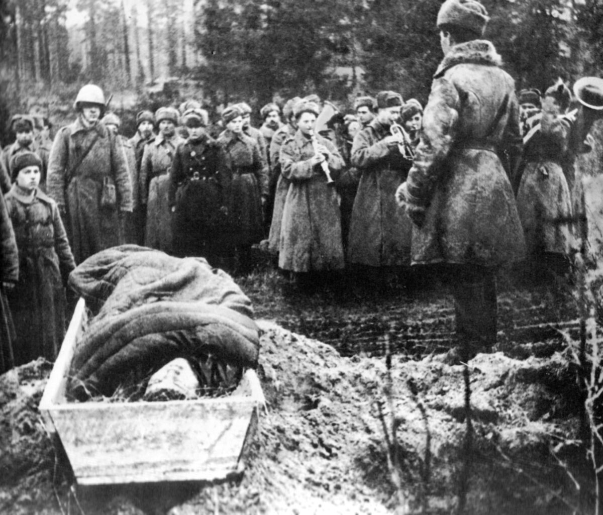 funeral of the Soviet poet