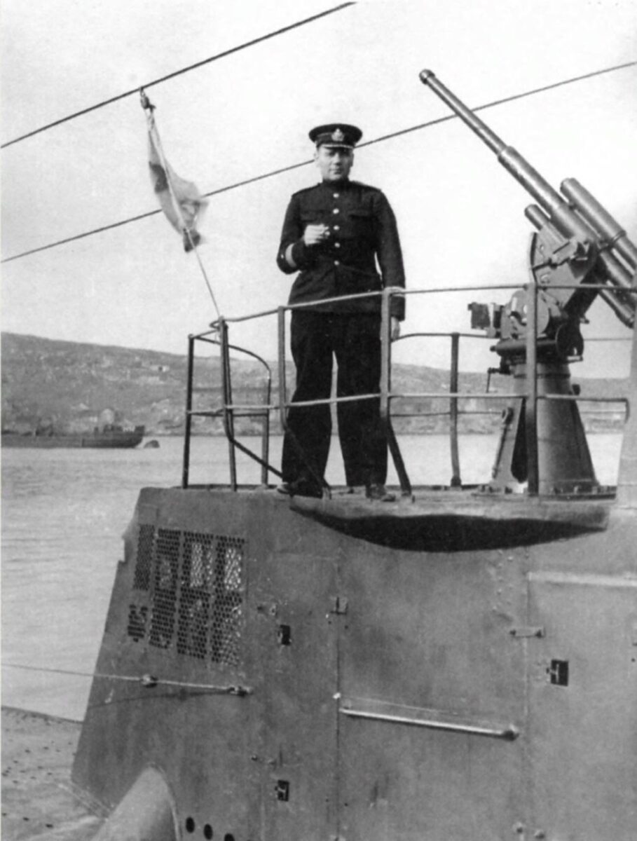 Ivan Kucherenko, S-51 submarine, 45-mm 21-K gun