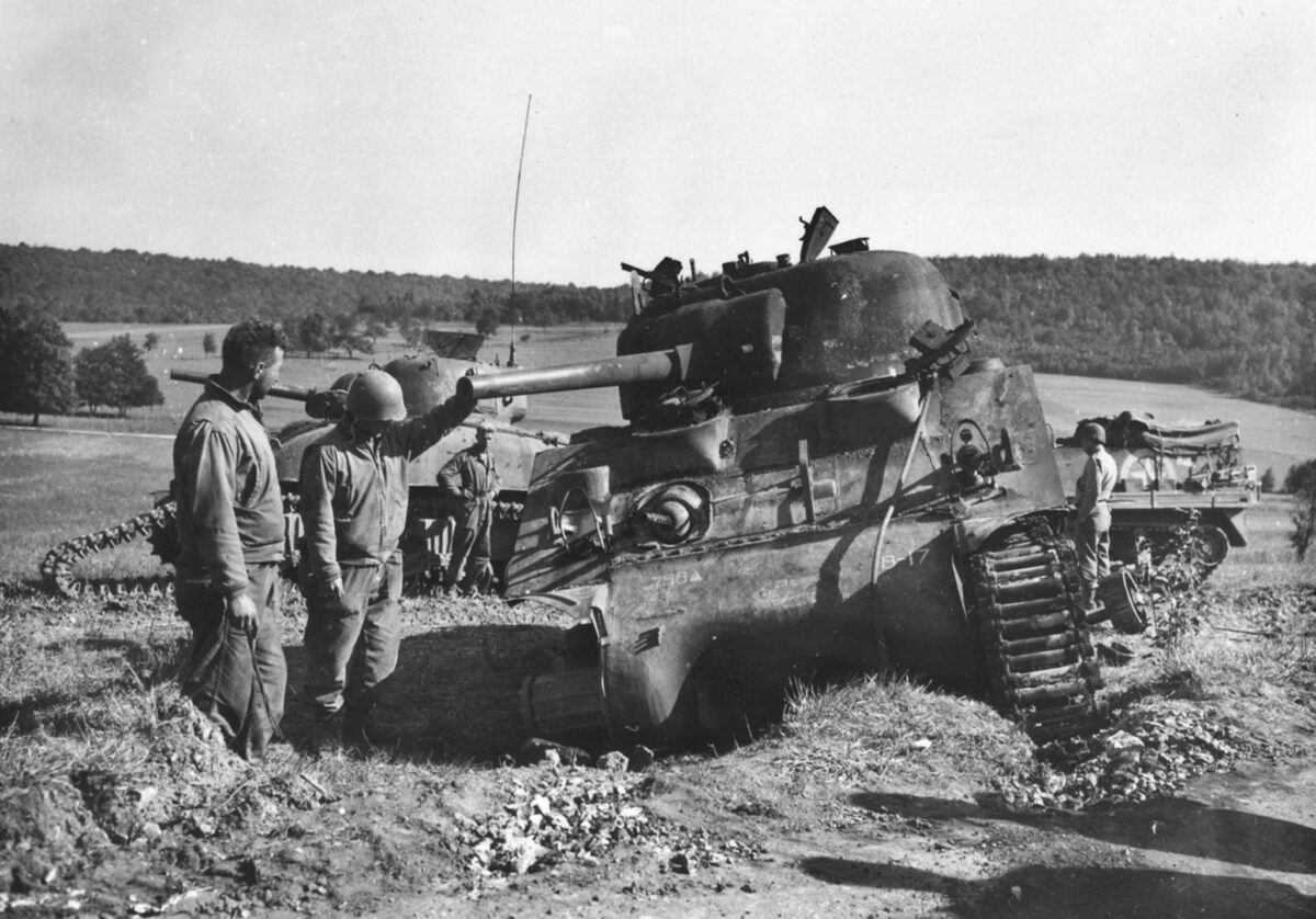 Destroyed M4 Sherman