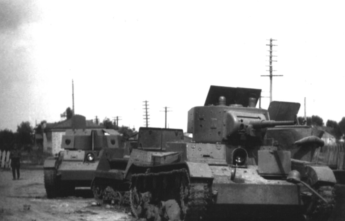 Soviet tanks T-26
