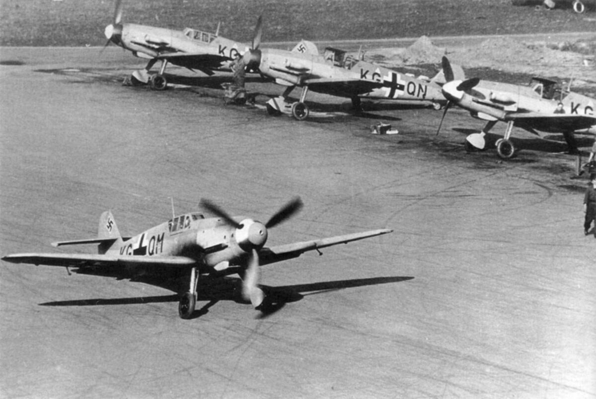 Messerschmitt Bf 109F fighters