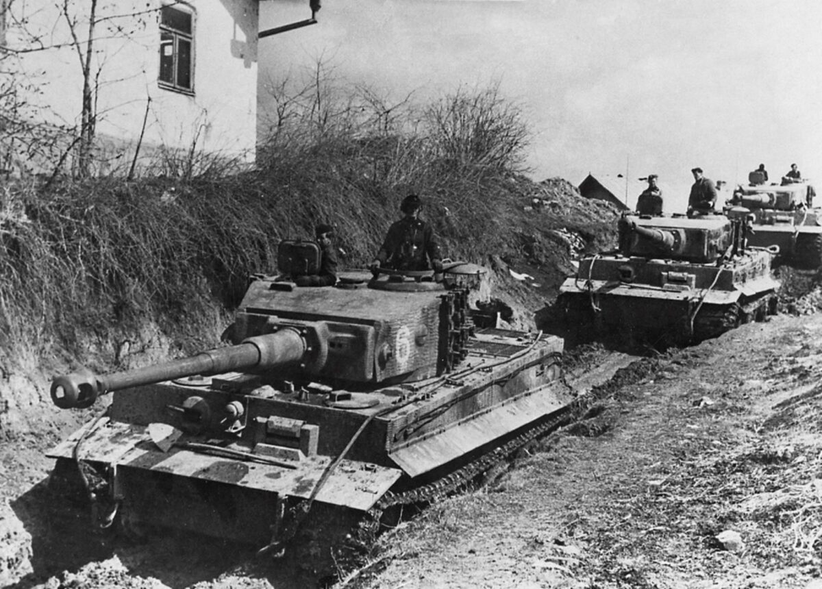 German Tiger I tanks