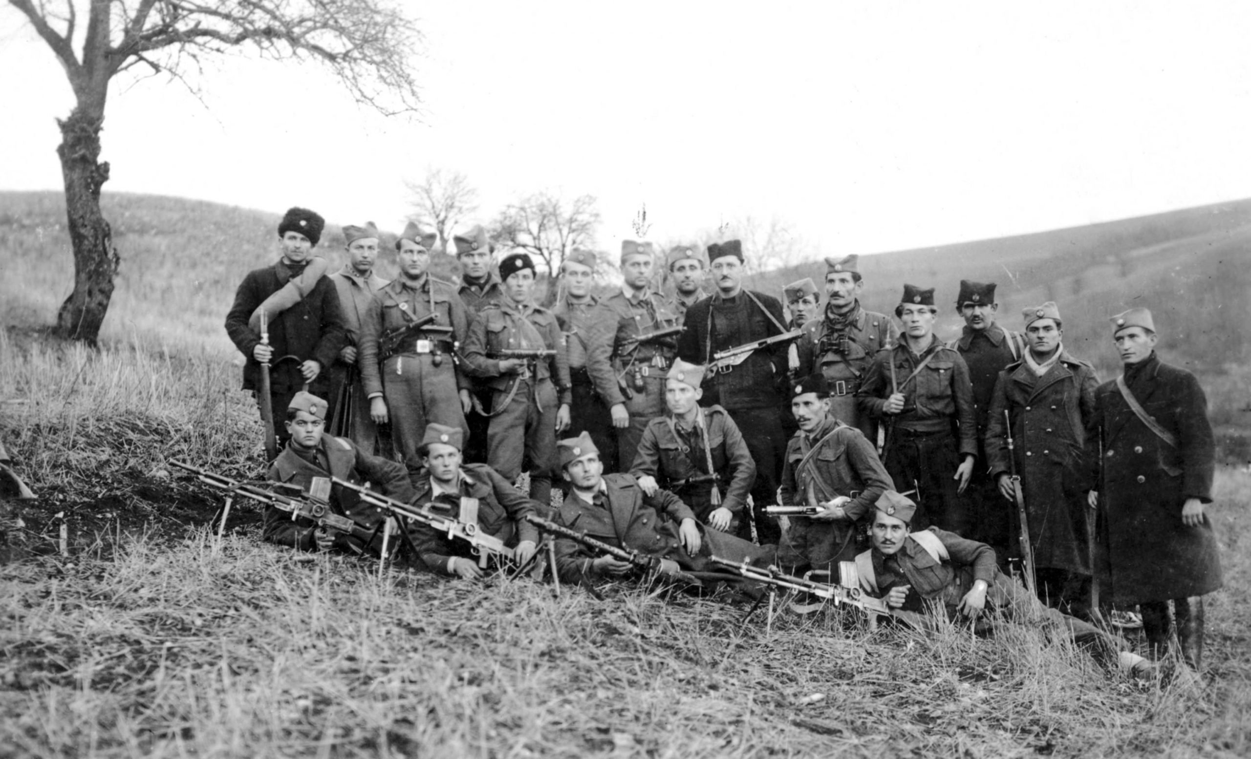 A detachment of Yugoslav Chetniks