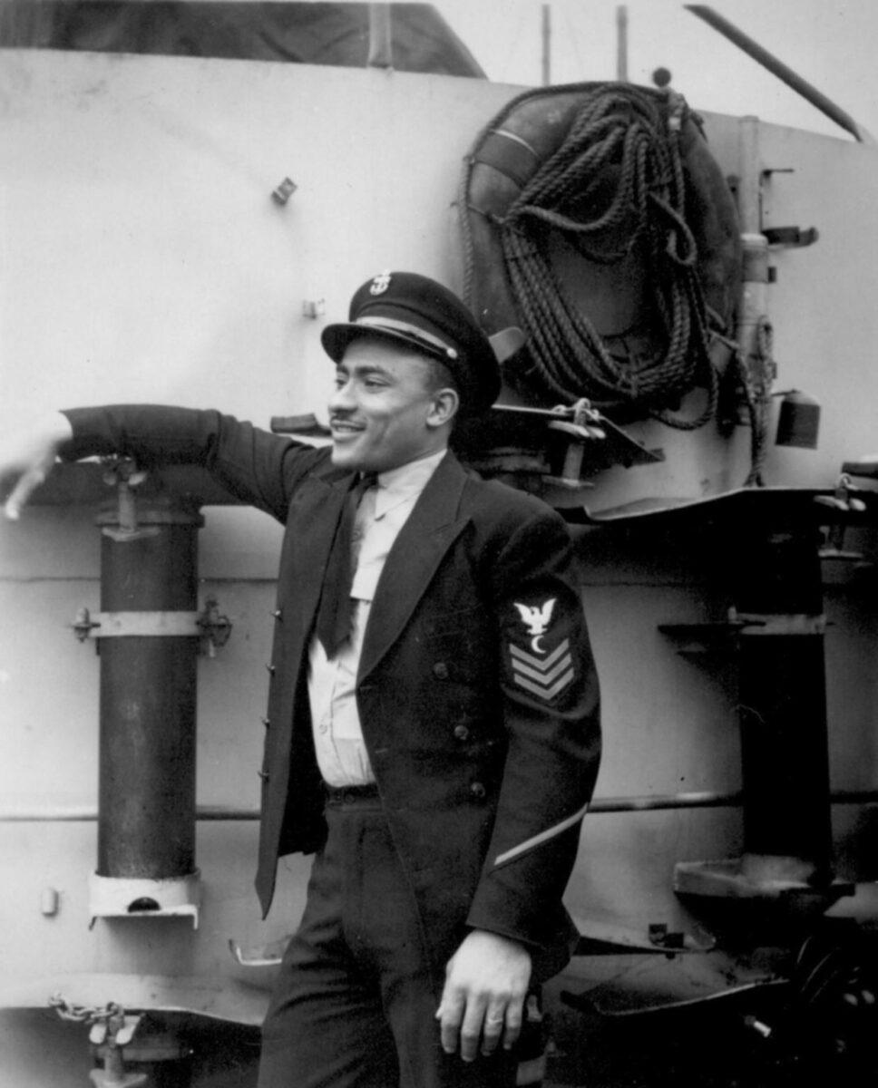 American sailor from the U.S.S. Otter