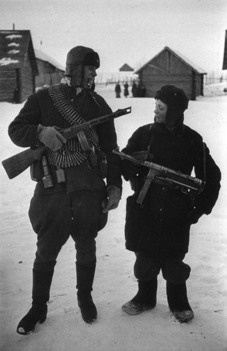 Two Soviet partisans