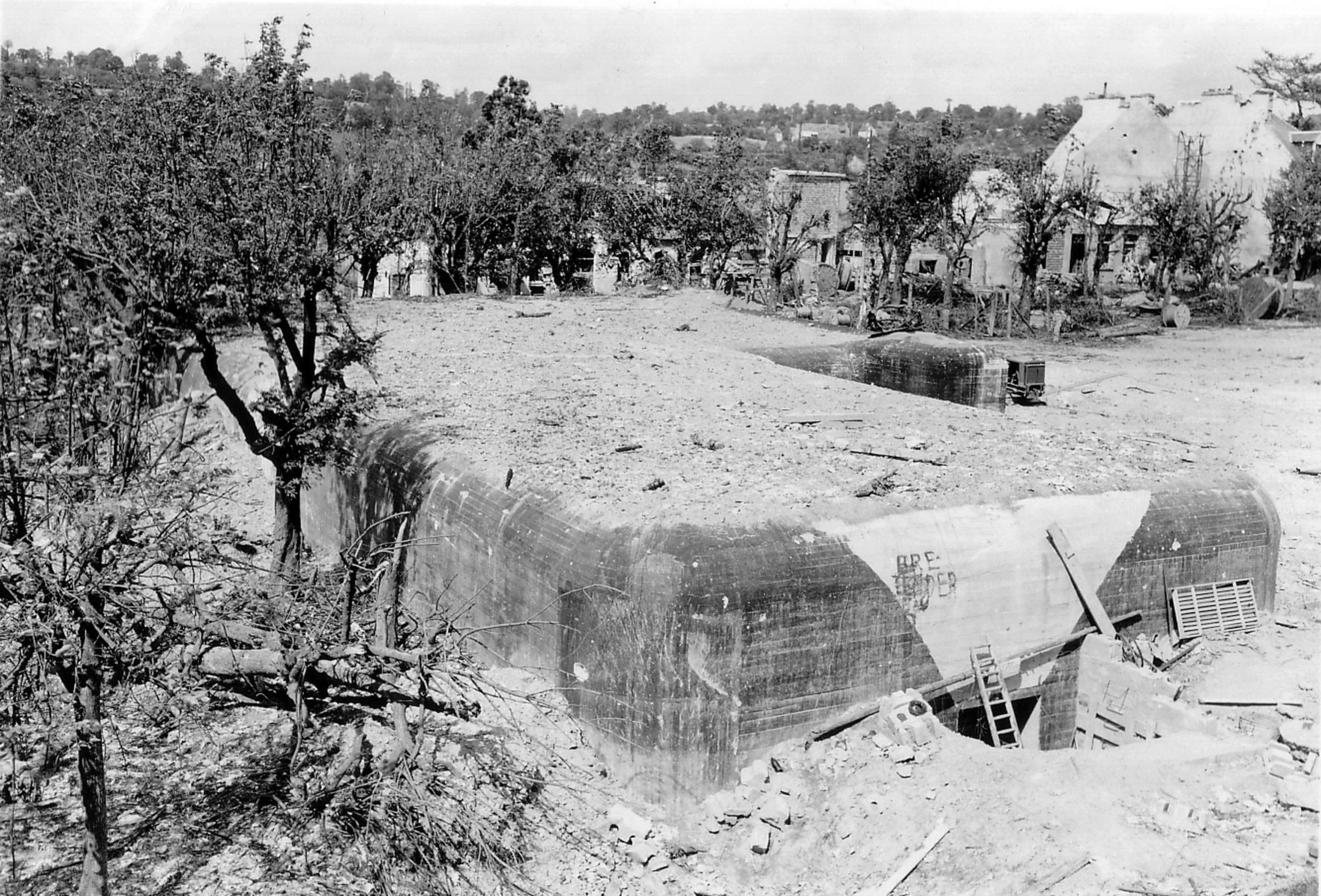 German bunker in Saint-Lo