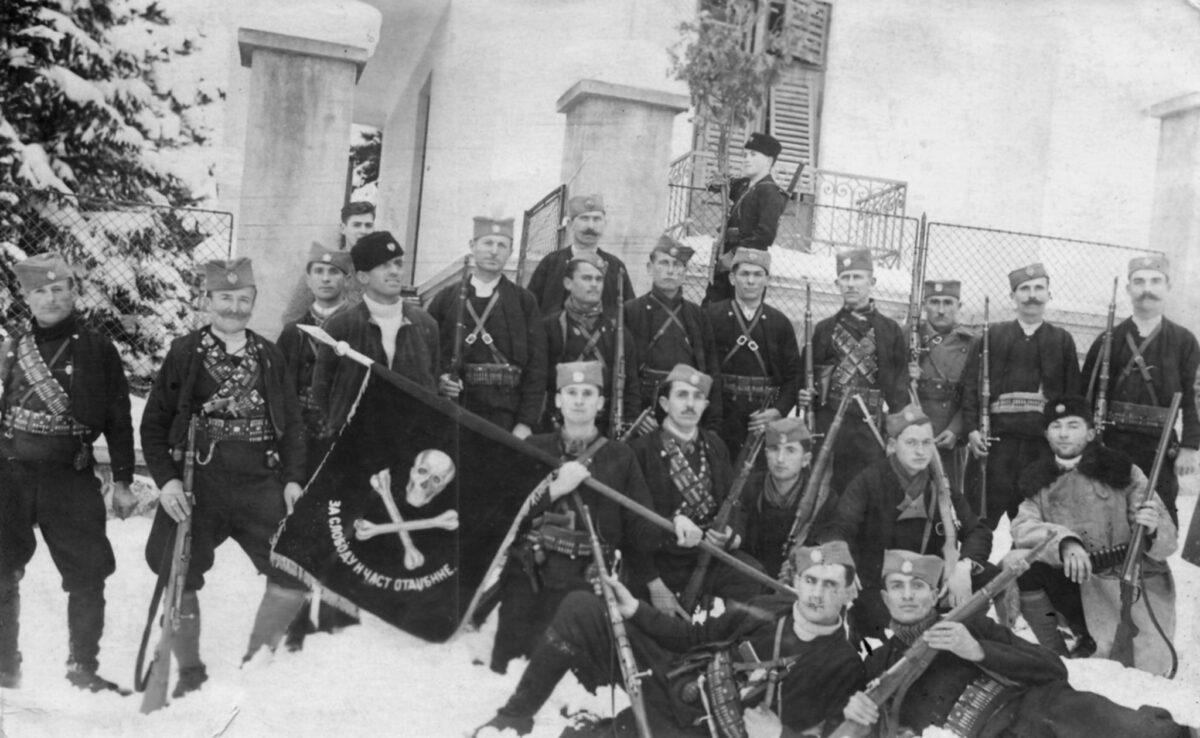 A detachment of Yugoslavian Chetniks