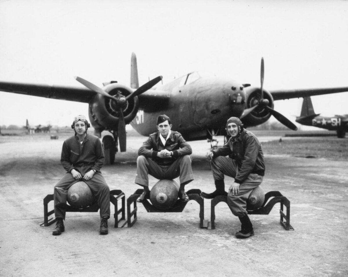 The crew of the A-20 Havok bomber