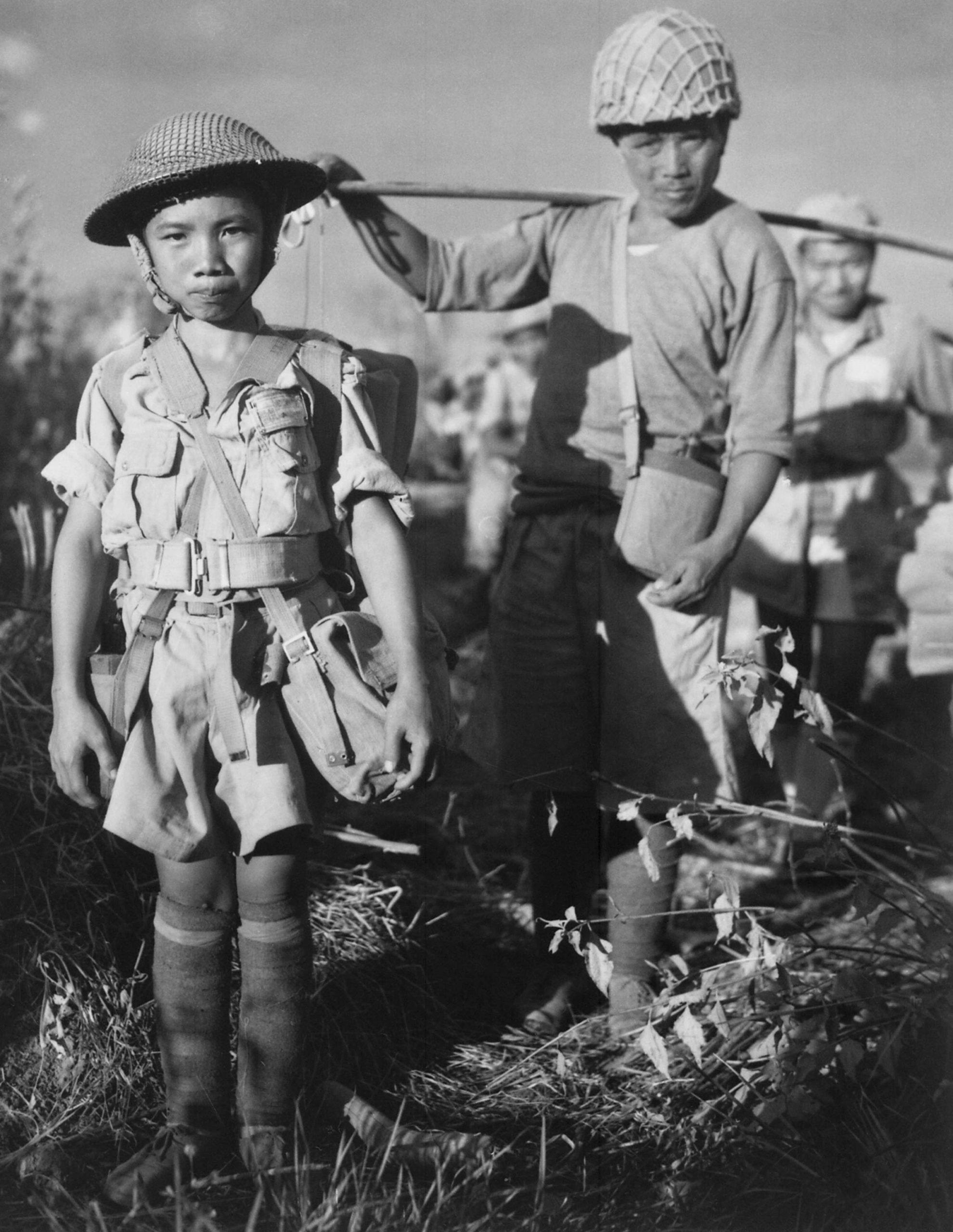Ten year old chinese soldier