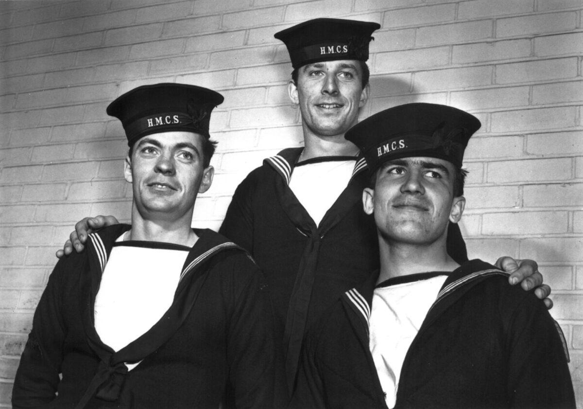 Three Canadian sailors