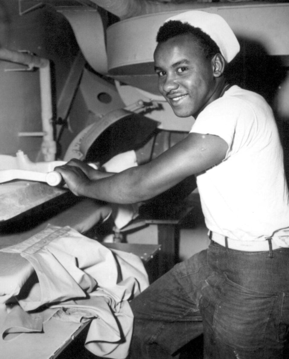 American black sailor Levern Robinson