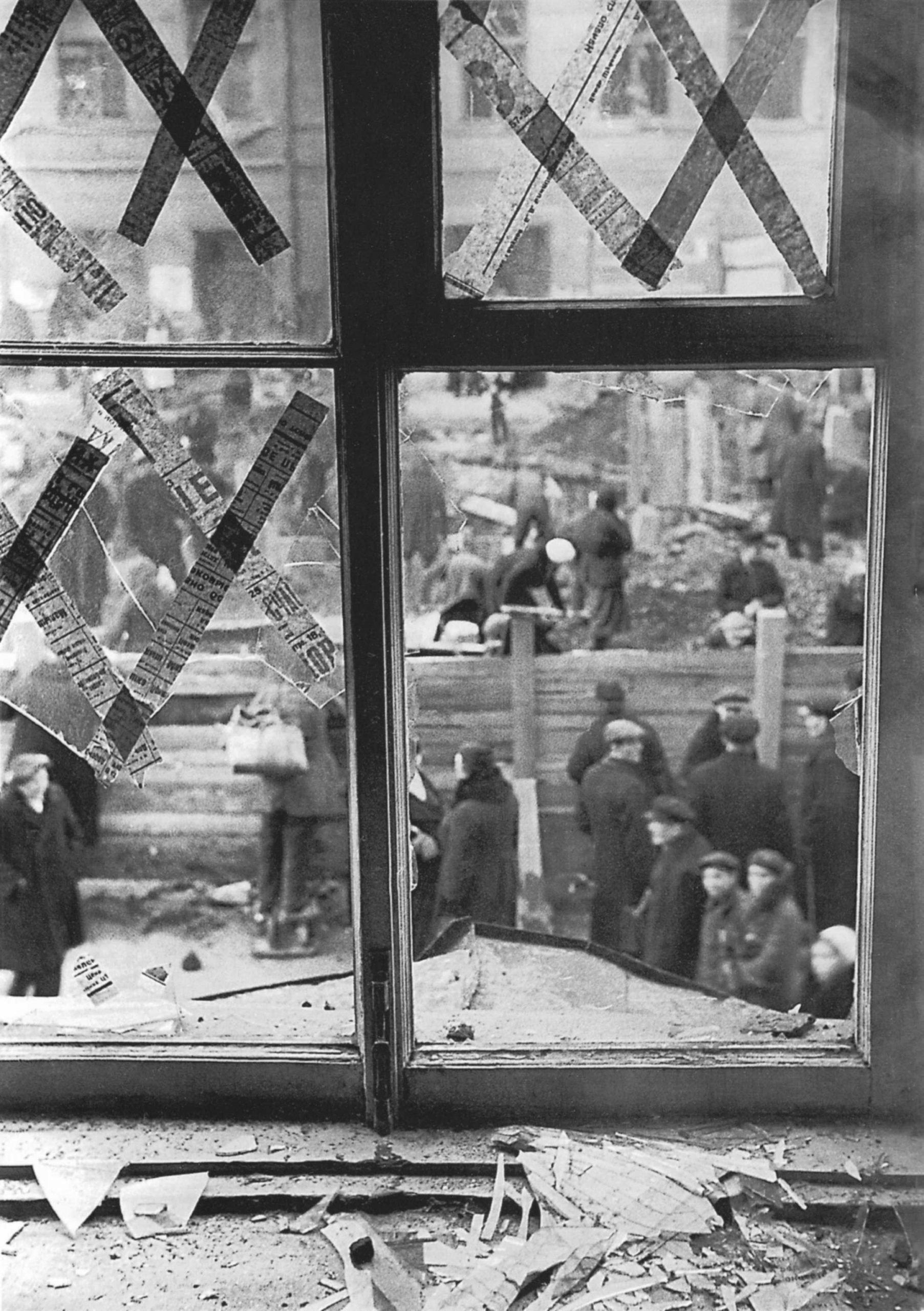 View from the broken window of the Leningrad Theater of Young Spectators