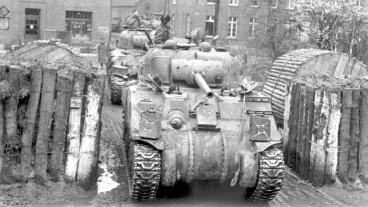 British tanks M4 Sherman