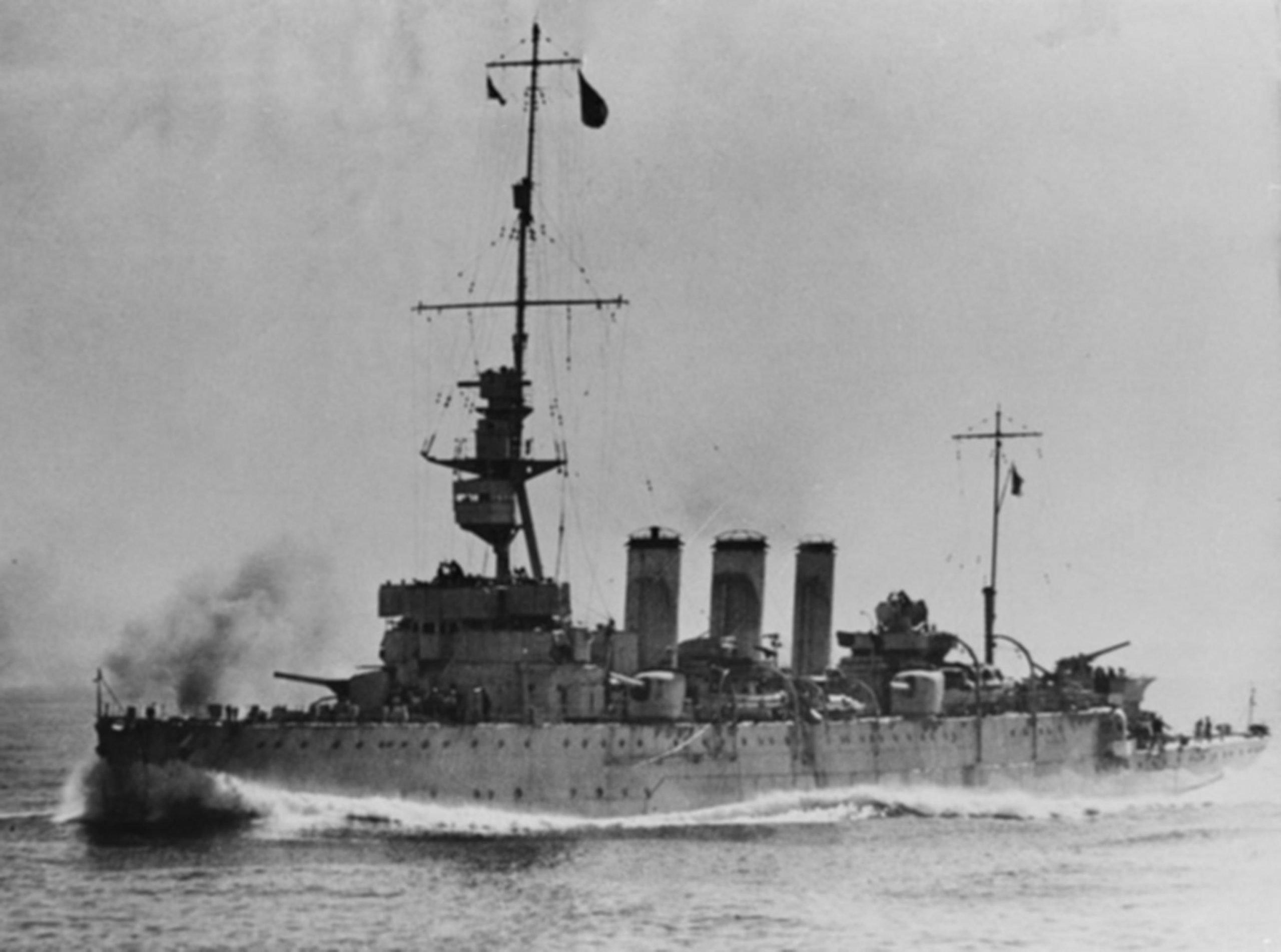 Australian Adelaide light cruiser